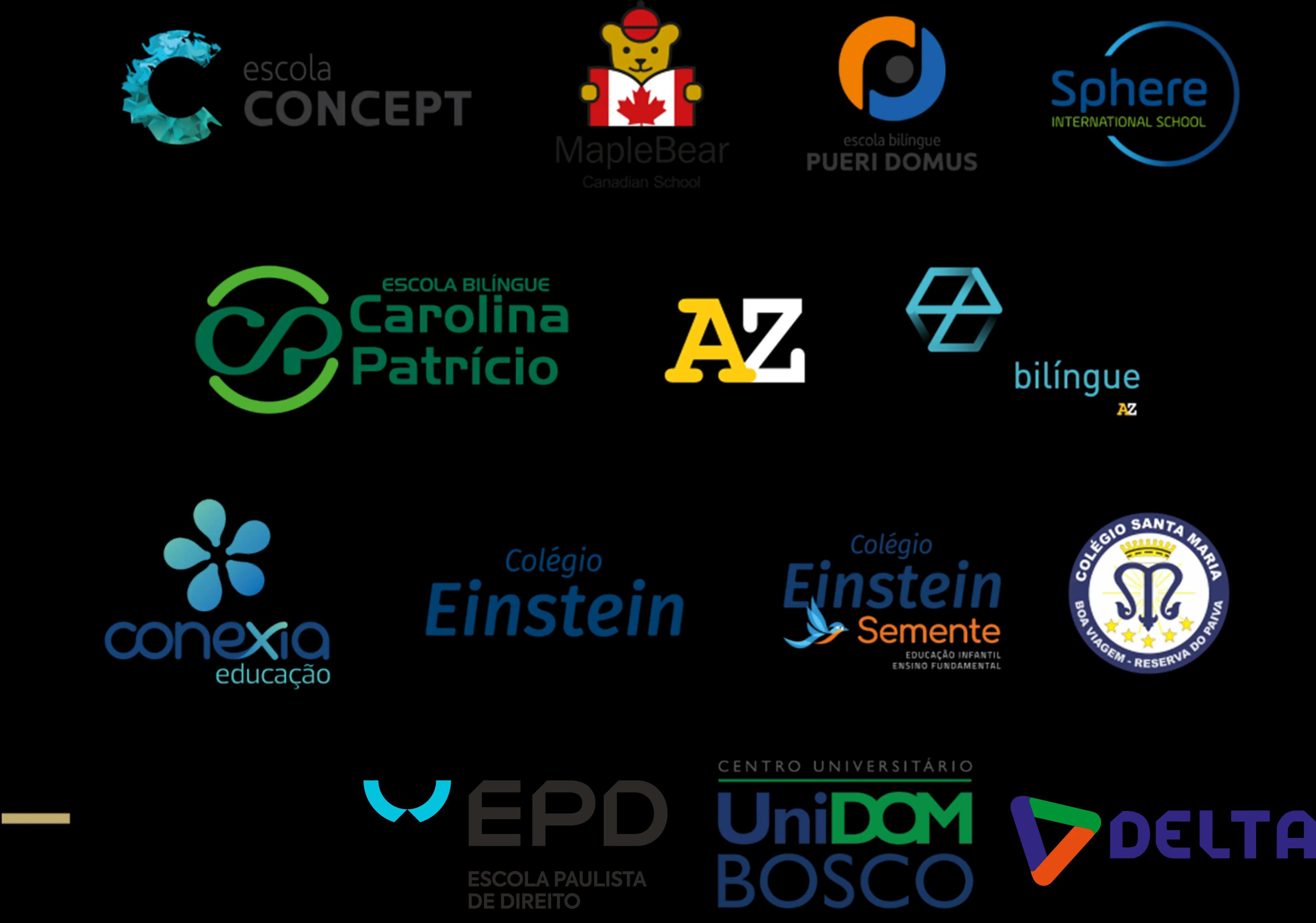 Escolas que fazem parte do grupo