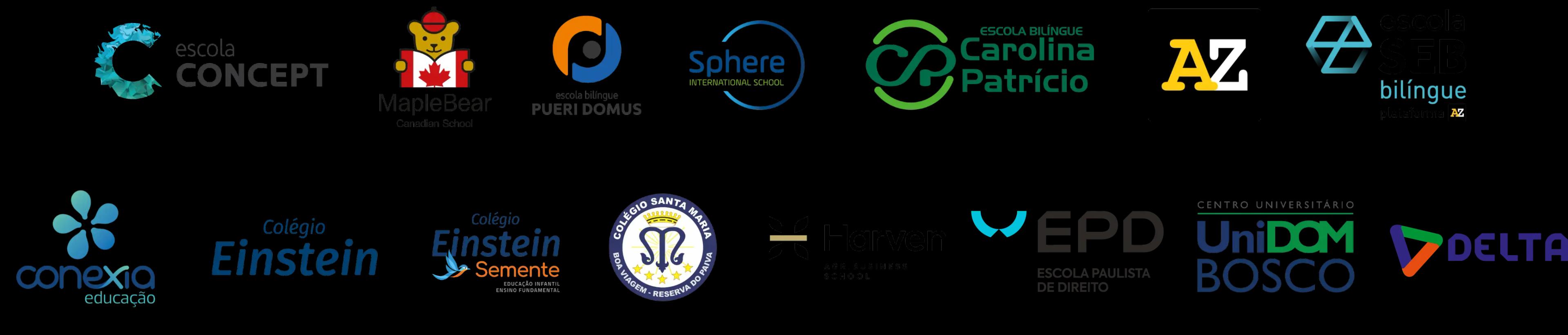 Escolas que fazem parte do grupo